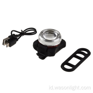 COB Led USB Isi Ulang Lampu Sepeda